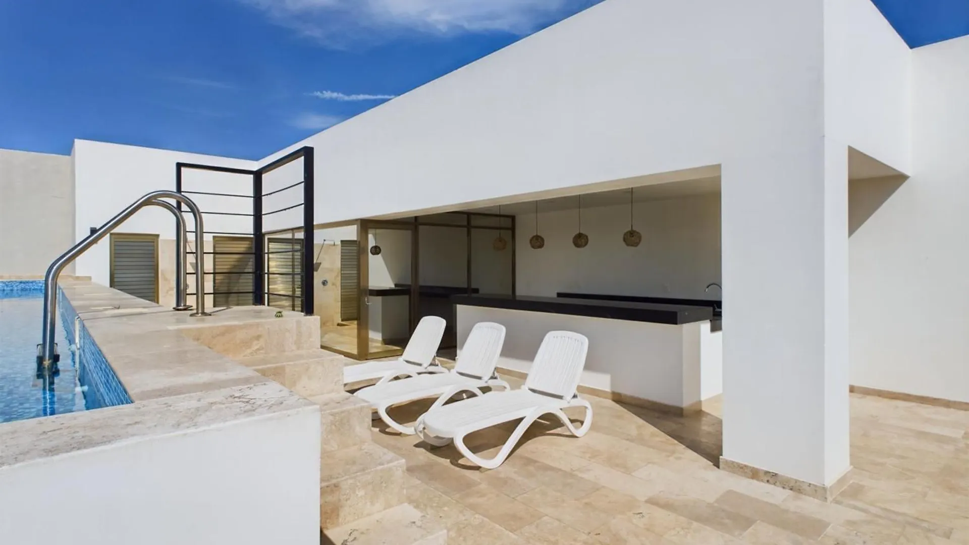 Dreamed Apartment Brava With Rooftop & Bridge Pool 图卢姆 墨西哥